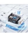 Hurtownia GSM - Ładowarka sieciowa USAMS US-CC180 Sandru Series 2xUSB-C+1xUSB-A GaN PD QC 65W czarny/black - USA1009 - {ean13} - Hurt