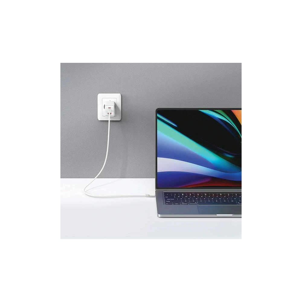 Hurtownia GSM - Ładowarka sieciowa USAMS US-CC180 Sandru Series 2xUSB-C+1xUSB-A GaN PD QC 65W czarny/black - USA1009 - {ean13} - Hurt