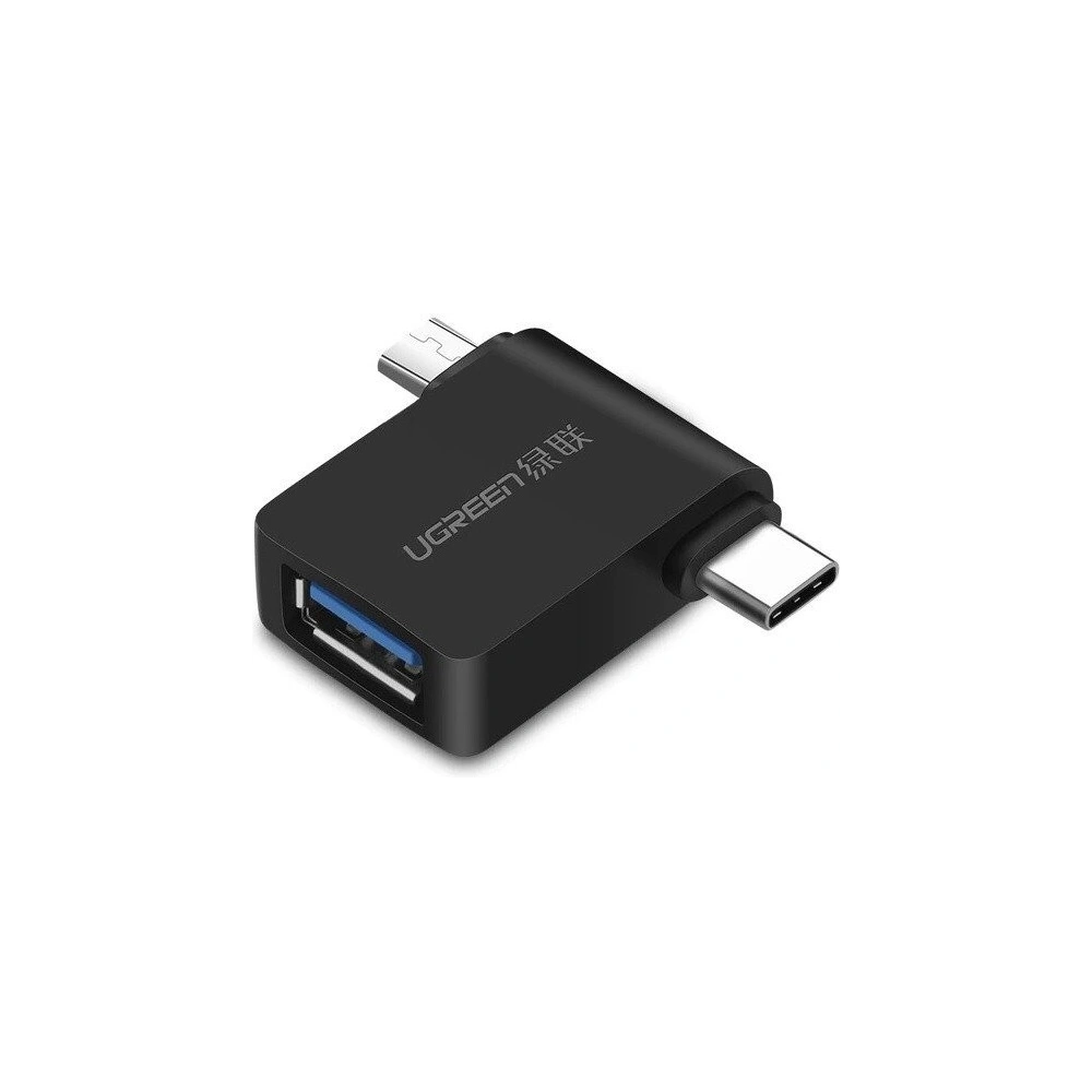 Hurtownia GSM - Adapter OTG 2w1 USB (A) 3.0 do USB-C i micro-USB UGREEN - UGR006 - {ean13} - Hurt