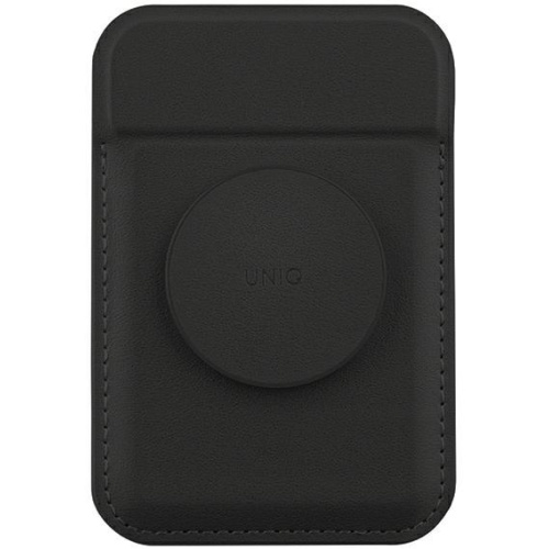 Hurtownia Uniq - 8886463687024 - UNIQ1062 - UNIQ Flixa magnetyczny portfel na karty z podpórką MagSafe czarny/jet black - B2B homescreen