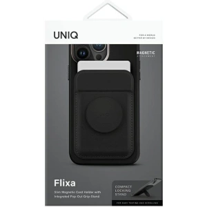 Wholesale UNIQ Flixa magnetic card wallet with MagSafe jet black - UNIQ1062 - {ean13} - Hurt