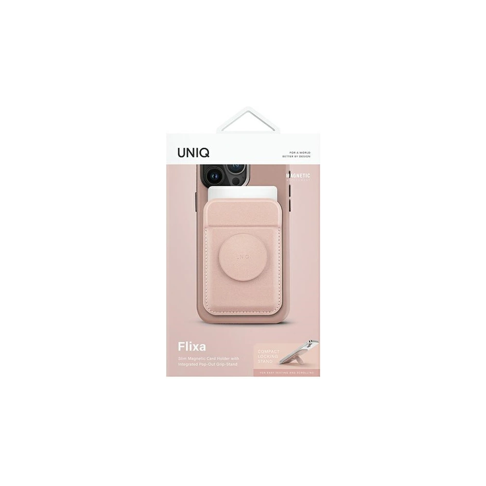 Hurtownia GSM - UNIQ Flixa portofel magnetic pentru carduri cu suport MagSafe roz/blush pink - UNIQ1064 - {ean13} - Hurt