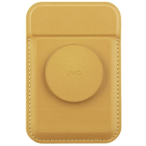 Uniq Distributor - 8886463687055 - UNIQ1067 - UNIQ Flixa magnetic card wallet with MagSafe canary yellow - B2B homescreen