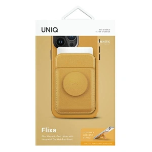 Wholesale UNIQ Flixa magnetic card wallet with MagSafe canary yellow - UNIQ1067 - {ean13} - Hurt