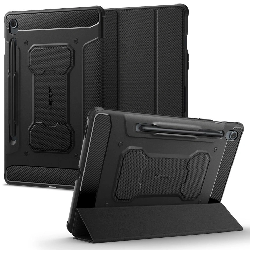 Hurtownia GSM - Etui Spigen Rugged Armor Pro Samsung Galaxy Tab S9 FE černé - SPN3183 - {ean13} - Hurt