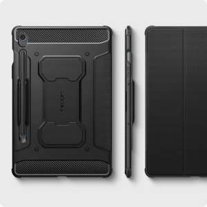 Spigen Rugged Armor Pro Samsung Galaxy Tab S9 FE Black