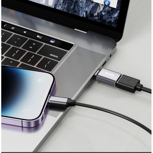 Adapter Tech-Protect UltraBoost USB-C / Lightning Grey