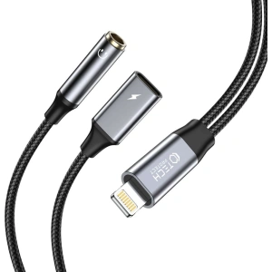 Hurtownia GSM - Adapter Tech-Protect UltraBoost Lightning - mini jack 3.5mm / Lightning Fekete - THP2410 - {ean13} - Hurt