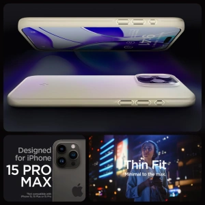 Hurtownia GSM - Etui Spigen Thin Fit Apple iPhone 15 Pro Max Mute Beige - SPN3184 - {ean13} - Hurt