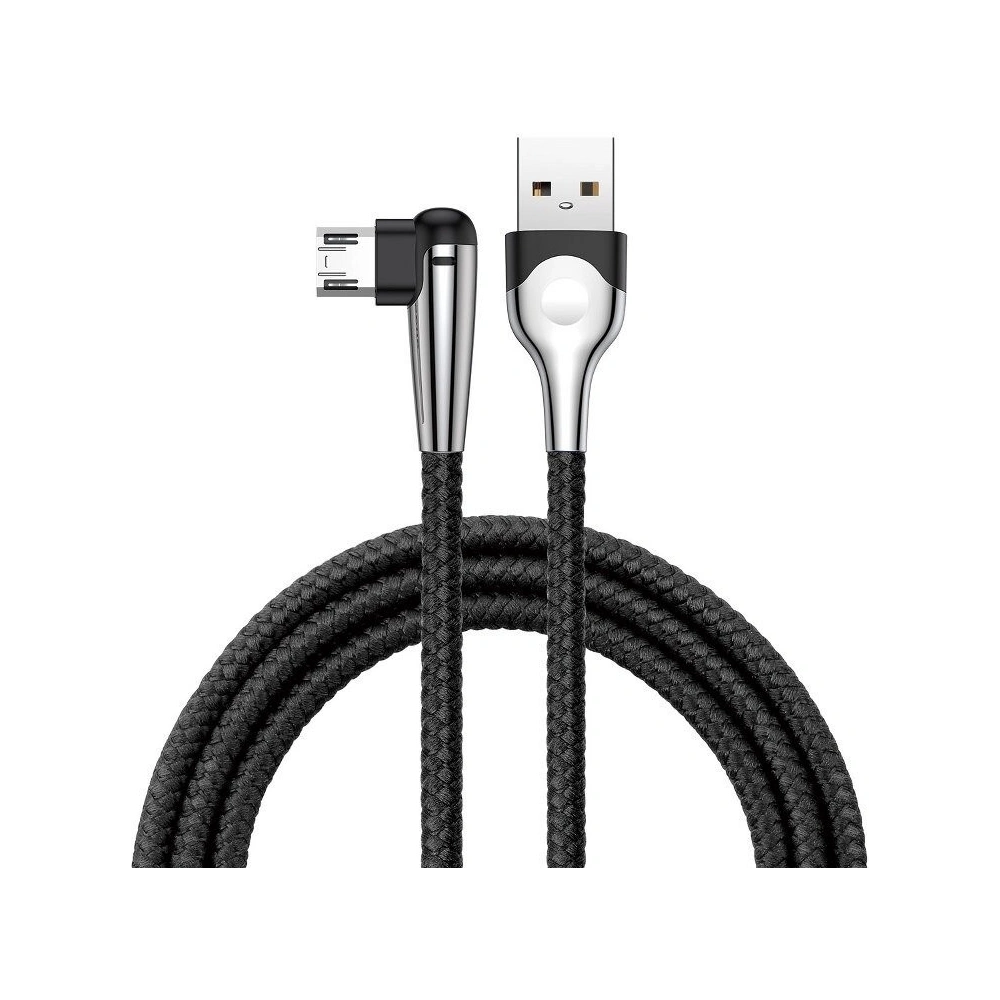 Hurtownia GSM - Cablul micro USB unghiular Baseus Sharp Bird 1.5A 2m (negru) - BSU468BLK - {ean13} - Hurt