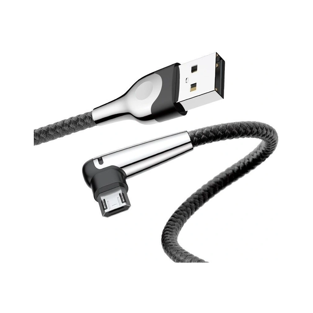 Hurtownia GSM - Cablul micro USB unghiular Baseus Sharp Bird 1.5A 2m (negru) - BSU468BLK - {ean13} - Hurt