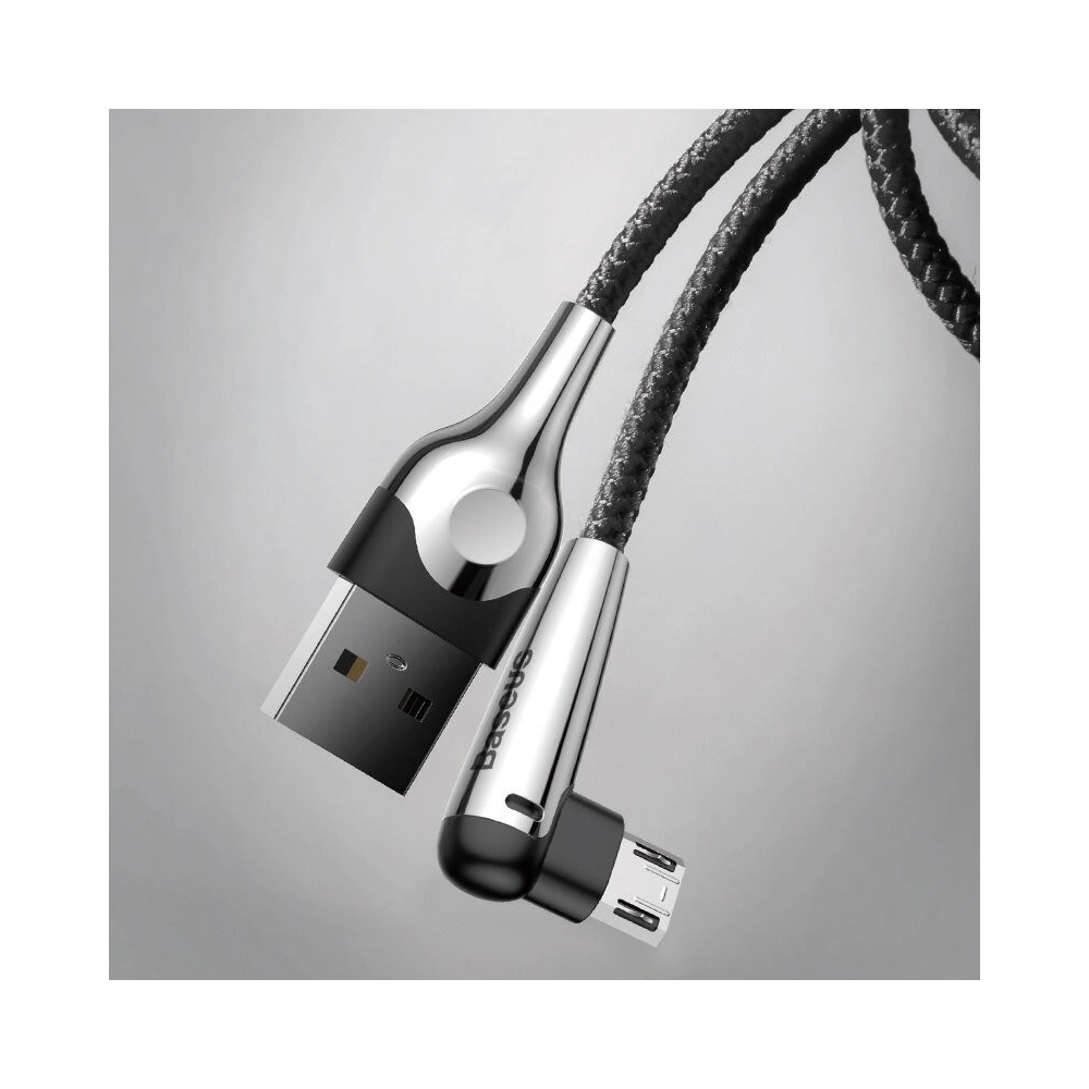 Hurtownia GSM - Cablul micro USB unghiular Baseus Sharp Bird 1.5A 2m (negru) - BSU468BLK - {ean13} - Hurt