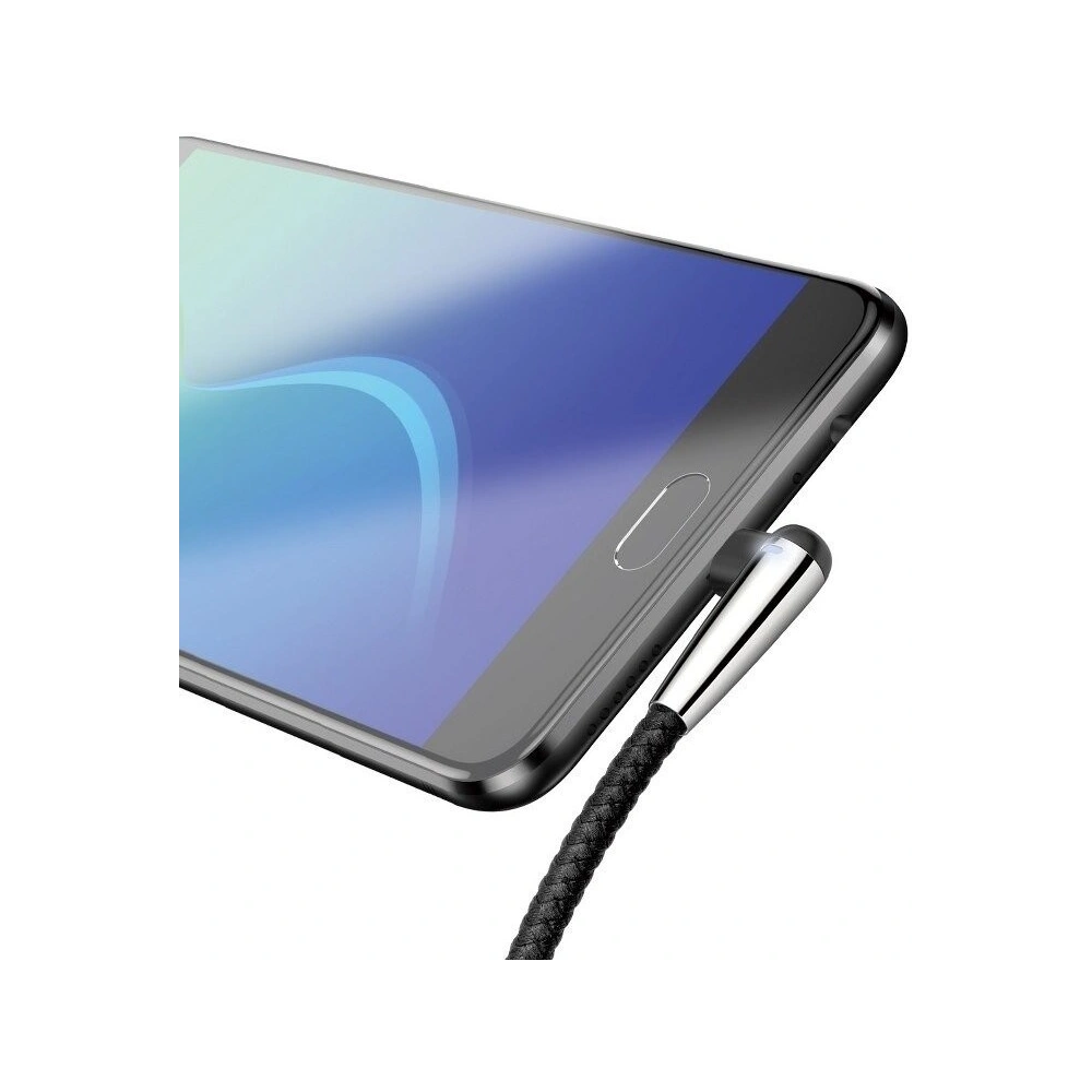 Hurtownia GSM - Cablul micro USB unghiular Baseus Sharp Bird 1.5A 2m (negru) - BSU468BLK - {ean13} - Hurt