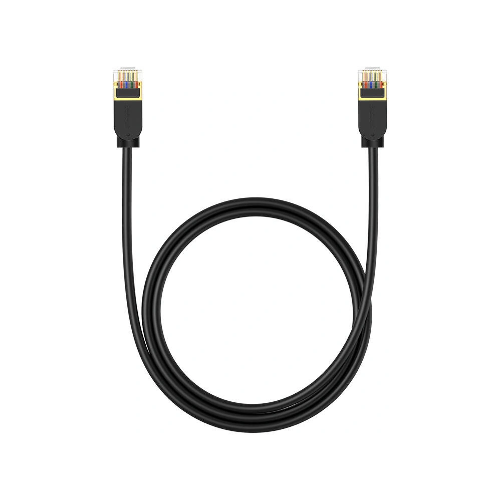 Hurtownia GSM - Cablul de rețea Baseus High Speed, Ethernet RJ45, 10 Gbps, Cat.7, 1m (negru) - BSU4759 - {ean13} - Hurt