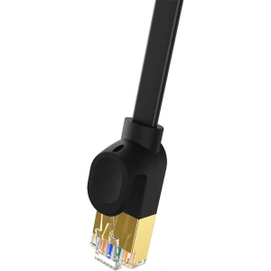 Kabel sieciowy Baseus High Speed, Ethernet RJ45, 10 Gbps, Cat.7, 1m (czarny)