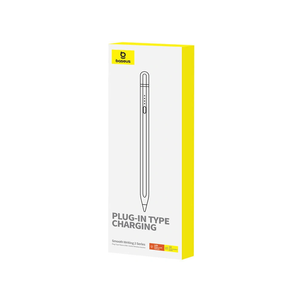 Hurtownia GSM - Aktiver Stylus Baseus Smooth Writing Series mit kabellosem Laden, USB-C (Weiß) - BSU4762 - {ean13} - Hurt