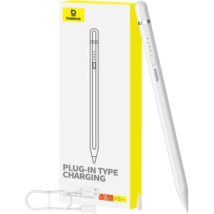 Hurtownia GSM - Aktív stylus Baseus Smooth Writing Series vezeték nélküli töltéssel, USB-C (Fehér) - BSU4762 - {ean13} - Hurt