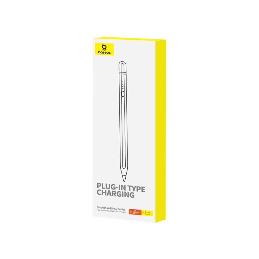 Hurtownia GSM - Aktív stylus Baseus Smooth Writing Series USB-C plug-in töltéssel (Fehér) - BSU4763 - {ean13} - Hurt