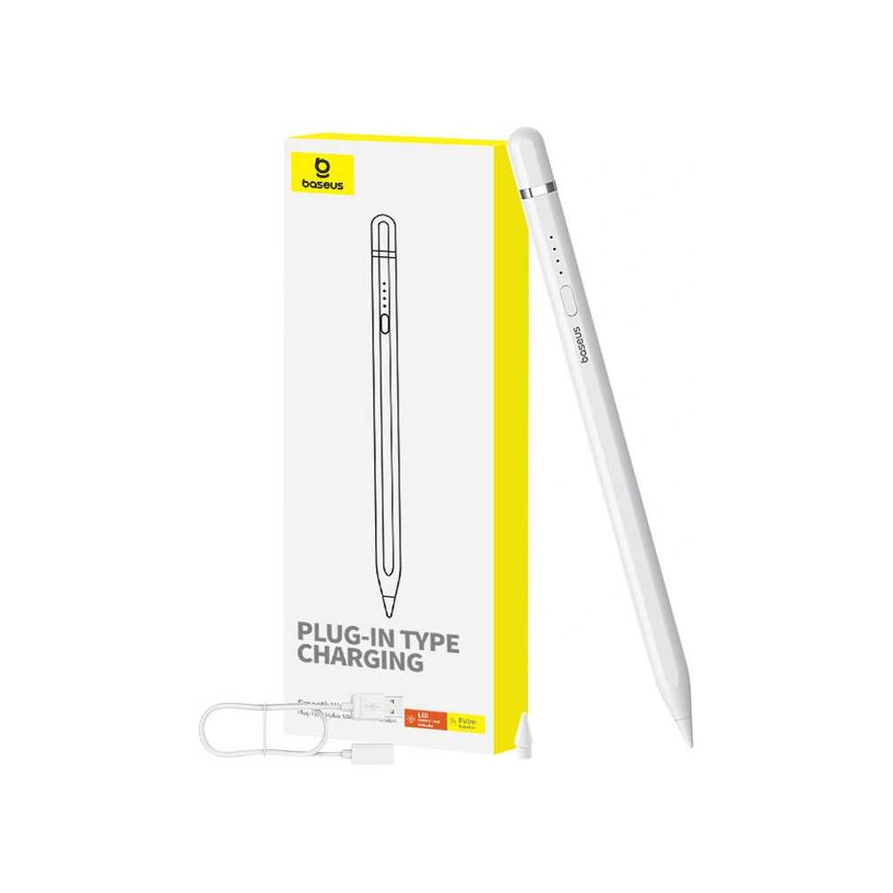 Hurtownia GSM - Aktív stylus Baseus Smooth Writing Series USB-C plug-in töltéssel (Fehér) - BSU4763 - {ean13} - Hurt