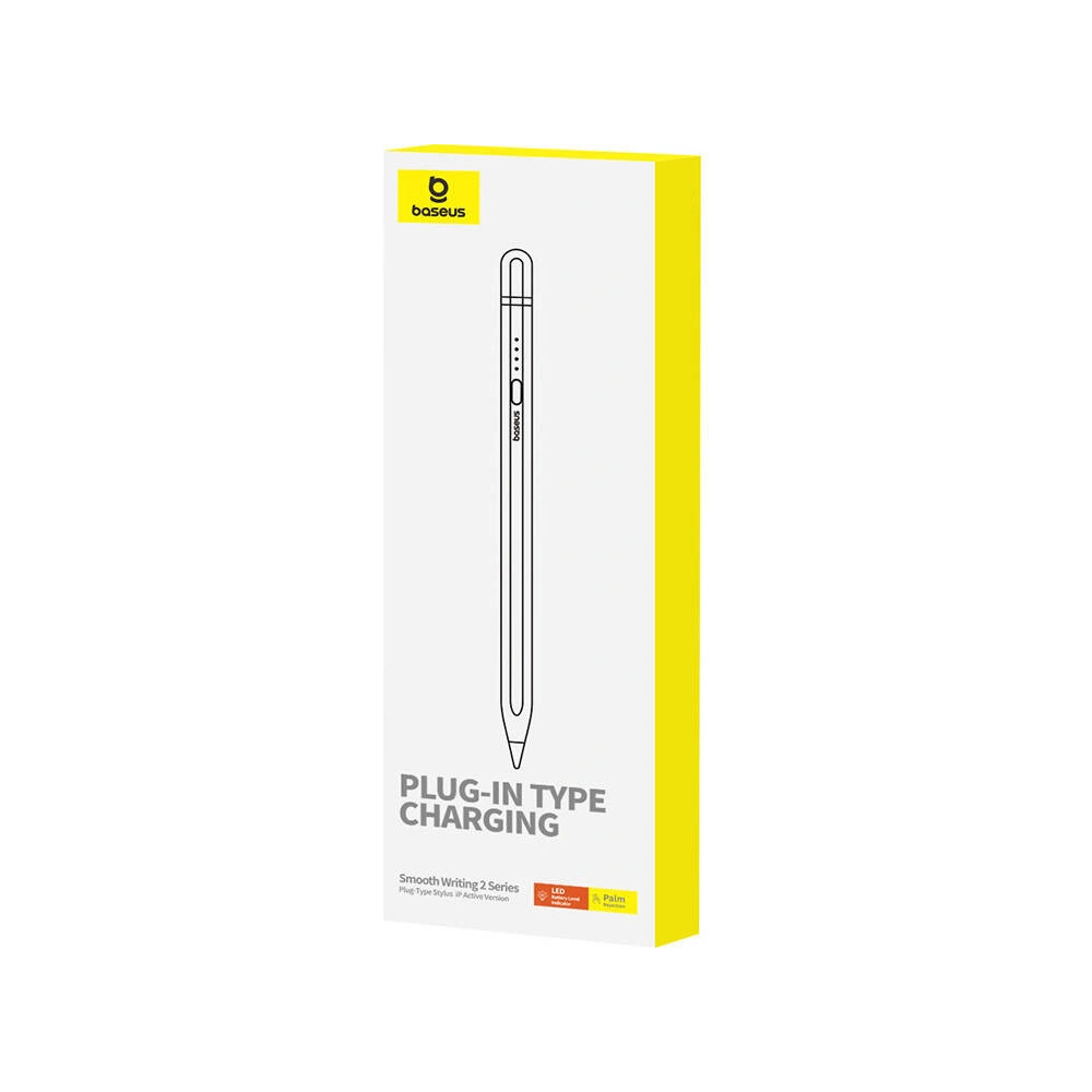 Hurtownia GSM - Aktywny rysik Baseus Smooth Writing Series z ładowaniem plug-in lightning (Biały) - BSU4765 - {ean13} - Hurt