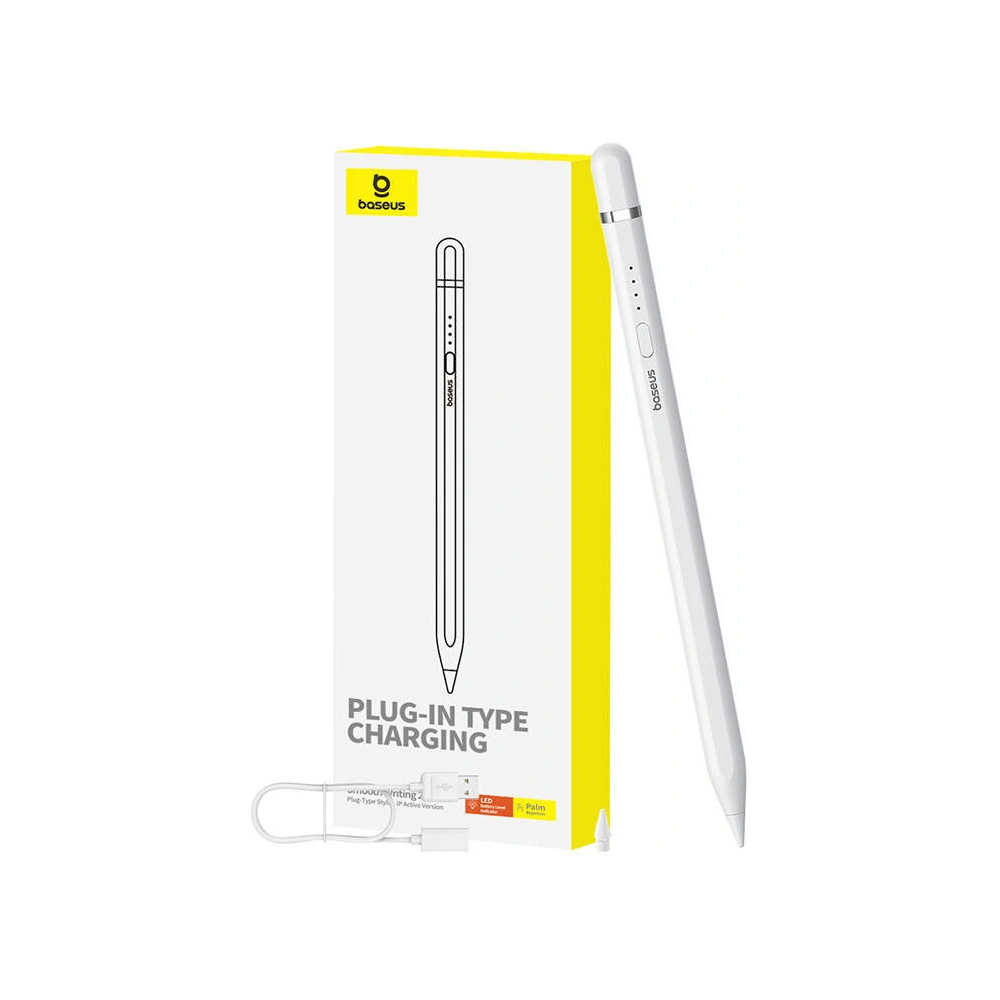 Hurtownia GSM - Aktivní stylus Baseus Smooth Writing Series s nabíjením plug-in lightning (Bílý) - BSU4765 - {ean13} - Hurt