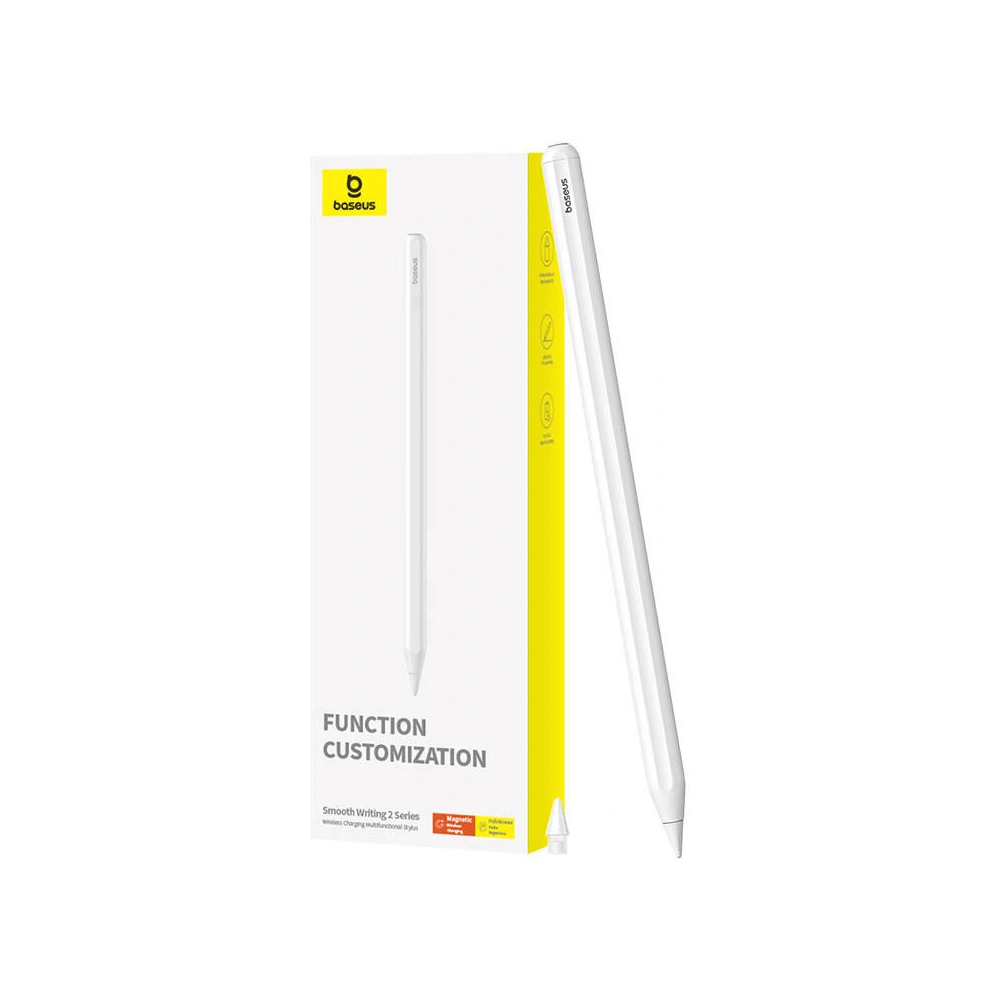 Hurtownia GSM - Aktivní multifunkční stylus Baseus Smooth Writing Series s bezdrátovým nabíjením (Bílý) - BSU4766 - {ean13} - Hurt