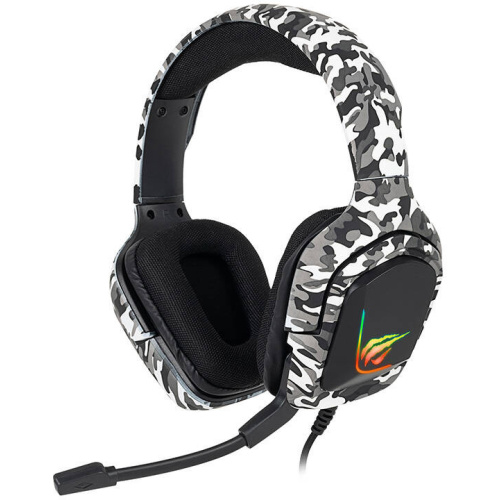 Havit Distributor - 6939119034252 - HVT239 - Havit H653d Camouflage white gaming headphones - B2B homescreen