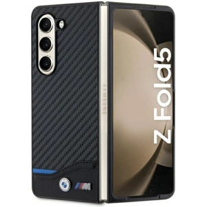 Wholesale BMW BMHCZFD522NBCK Samsung Galaxy Z Fold5 Leather Carbon black - BMW524 - {ean13} - Hurt