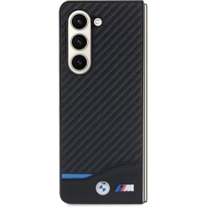 Wholesale BMW BMHCZFD522NBCK Samsung Galaxy Z Fold5 Leather Carbon black - BMW524 - {ean13} - Hurt