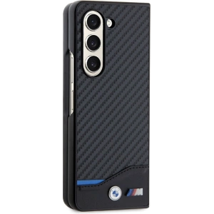 Hurtownia GSM - Etui BMW BMHCZFD522NBCK Samsung Galaxy Z Fold5 din piele carbon negru/black - BMW524 - {ean13} - Hurt