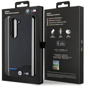 Wholesale BMW BMHCZFD522NBCK Samsung Galaxy Z Fold5 Leather Carbon black - BMW524 - {ean13} - Hurt
