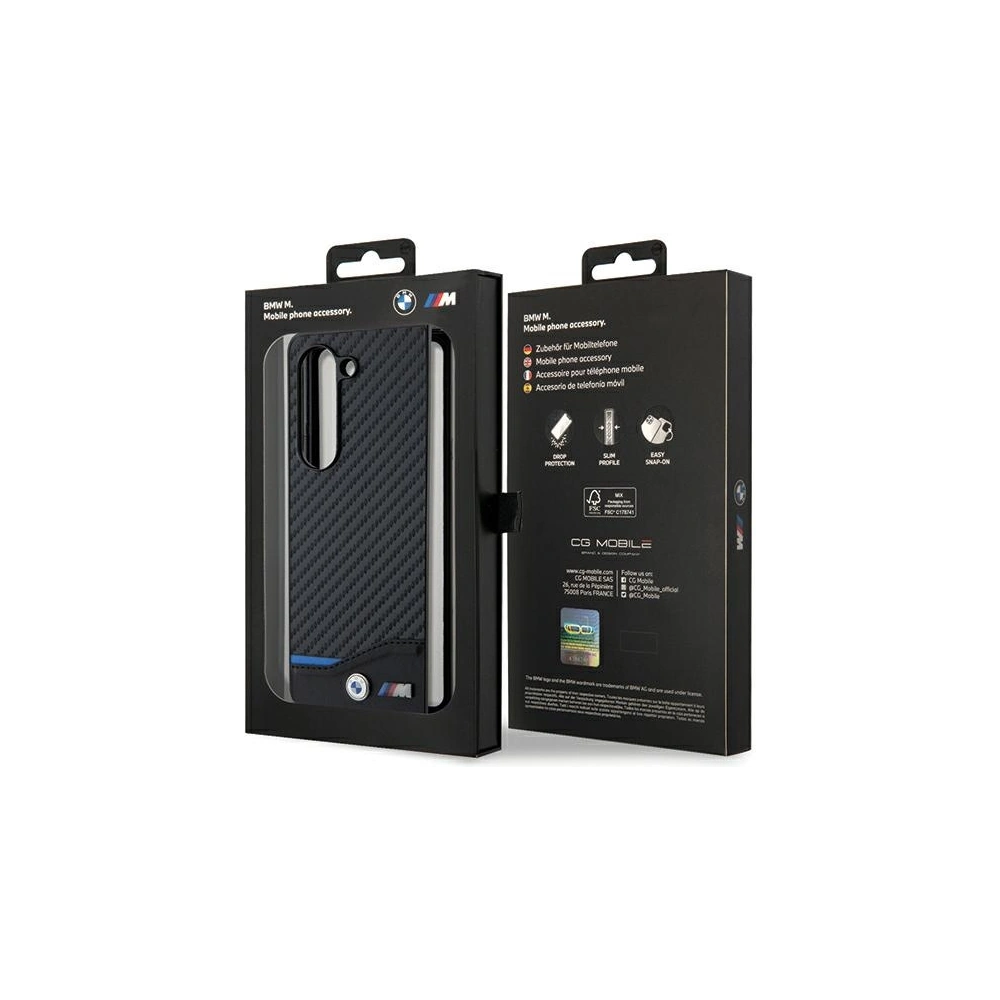 Hurtownia GSM - Case BMW BMHCZFD522NBCK Samsung Galaxy Z Fold5 Leder Carbon schwarz/black - BMW524 - {ean13} - Hurt