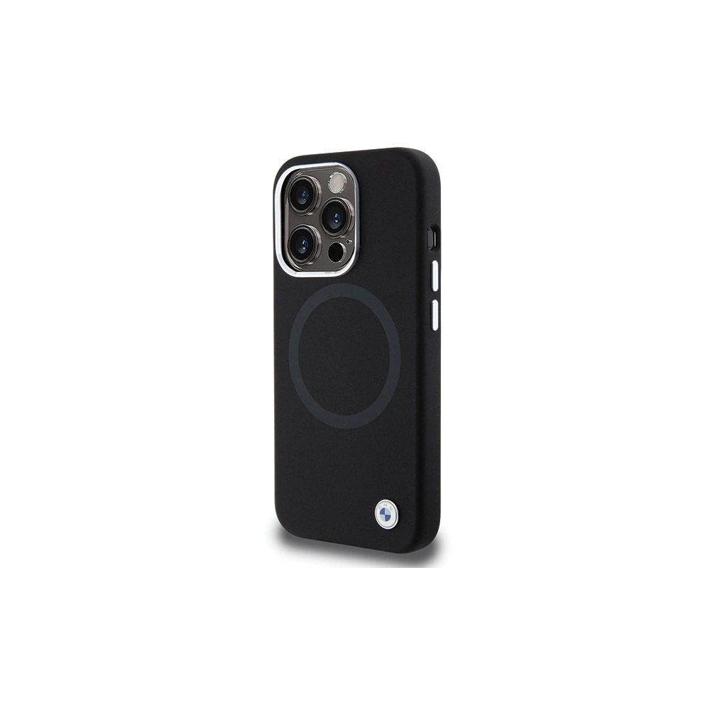 Hurtownia GSM - Etui BMW BMHMP15LSILBK2 Apple iPhone 15 Pro Signature Liquid Silicone MagSafe černý/black - BMW526 - {ean13} - Hurt