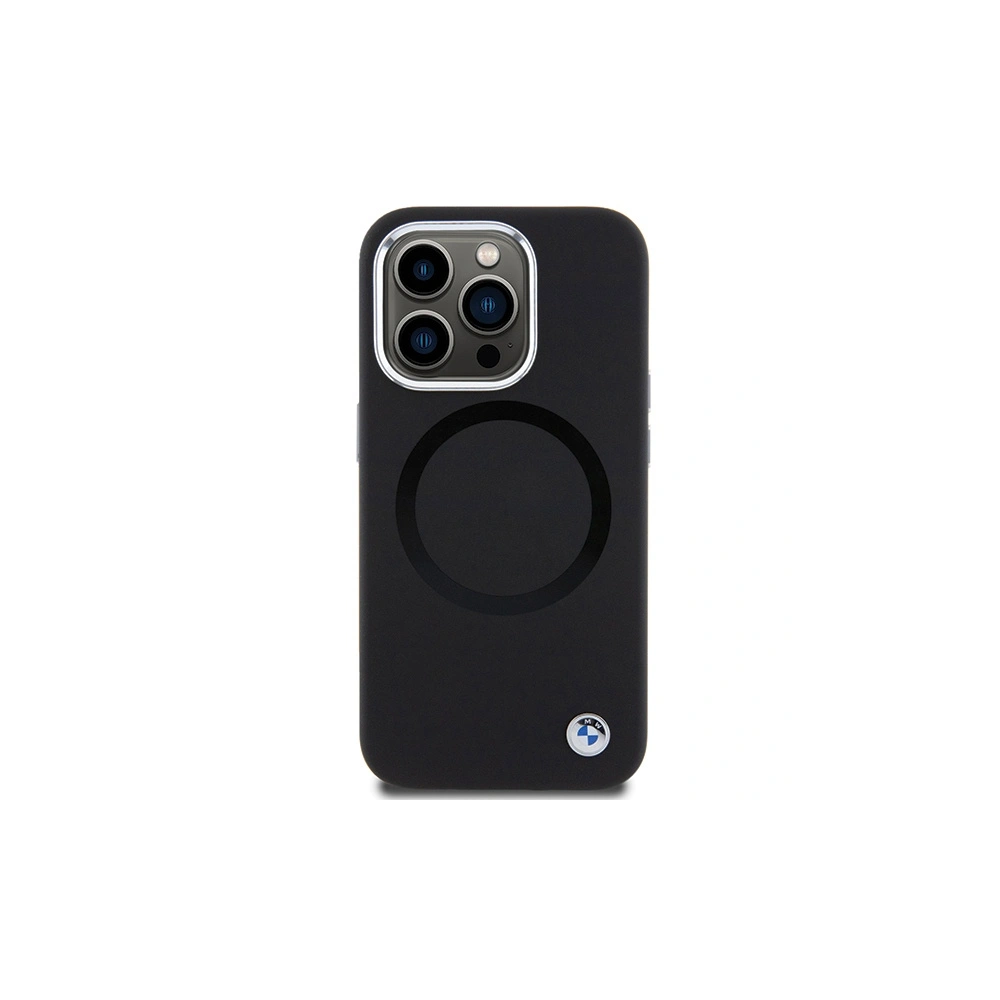 Hurtownia GSM - Etui BMW BMHMP15LSILBK2 Apple iPhone 15 Pro Signature Liquid Silicone MagSafe černý/black - BMW526 - {ean13} - Hurt
