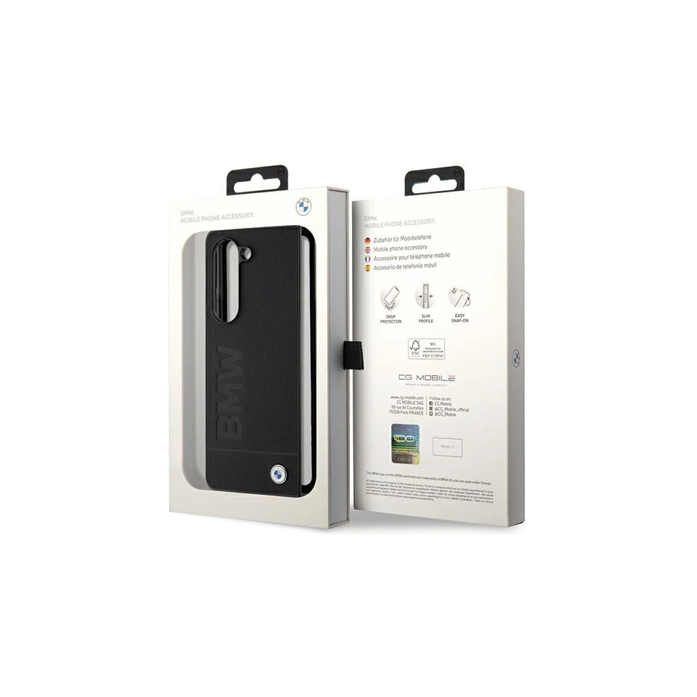 Hurtownia GSM - Case BMW BMHCZFD5SLLBK Samsung Galaxy Z Fold5 Hardcase Signature Logo Imprint schwarz/black - BMW525 - {ean13} - Hurt