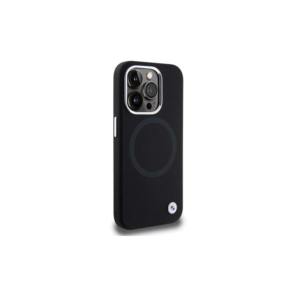 Hurtownia GSM - Etui BMW BMHMP15LSILBK2 Apple iPhone 15 Pro Signature Liquid Silicone MagSafe černý/black - BMW526 - {ean13} - Hurt