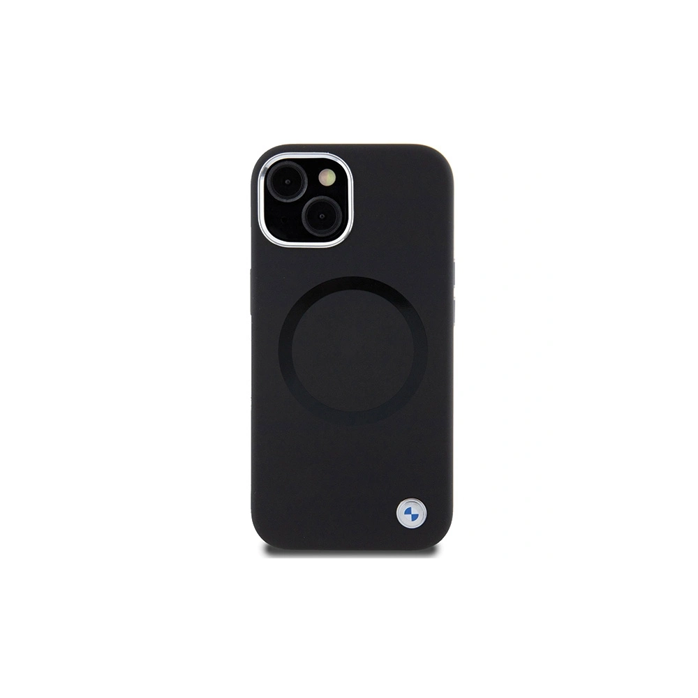 Wholesale BMW BMHMP15MSILBK2 Apple iPhone 15 Plus / 14 Plus Signature Liquid Silicone MagSafe black - BMW527 - {ean13} - Hurt