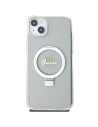 Wholesale Guess GUHMP15MHRSGSD Apple iPhone 15 Plus / 14 Plus hardcase Ring Stand Script Glitter MagSafe transparent - GUE3003 - {ean13} - Hurt