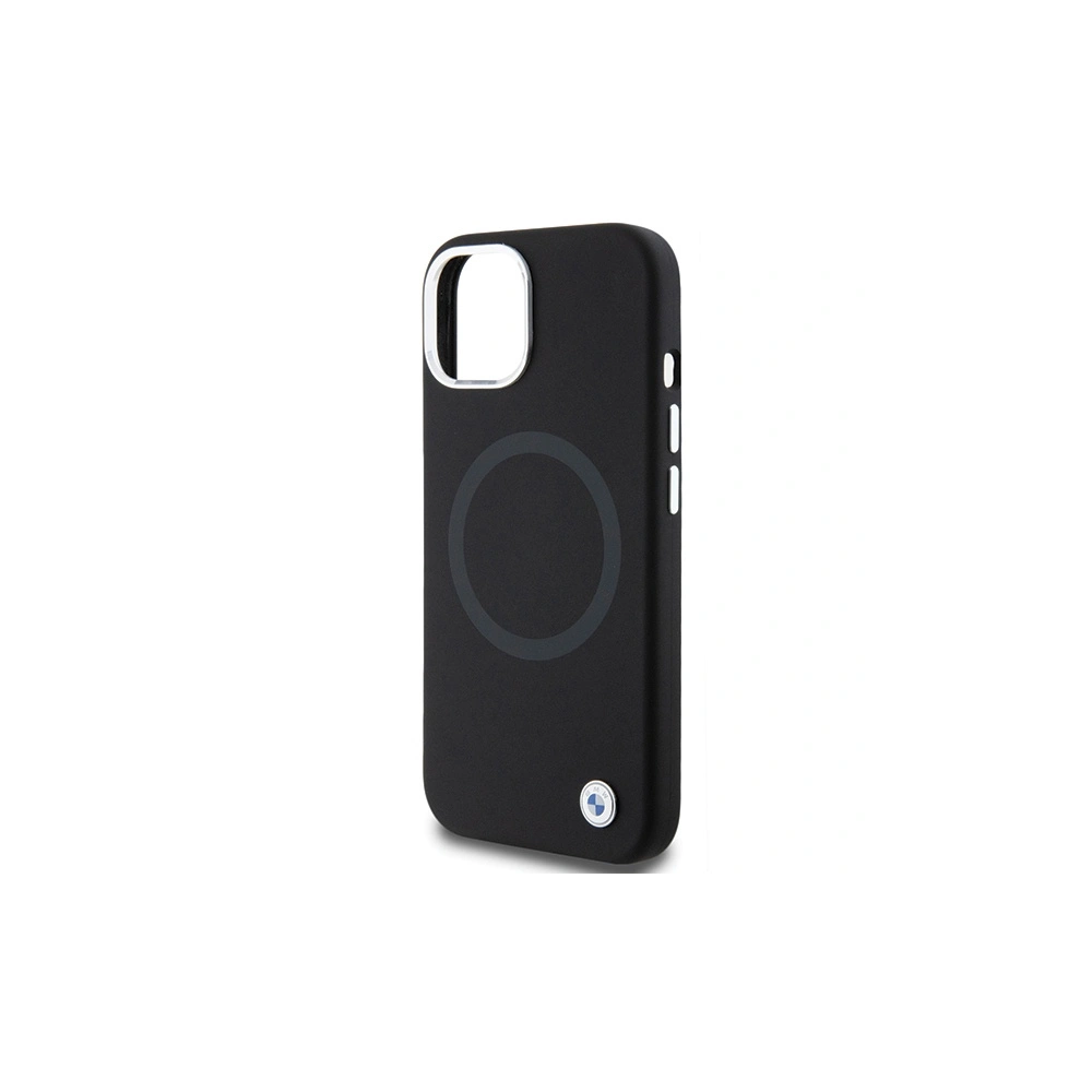 Wholesale BMW BMHMP15MSILBK2 Apple iPhone 15 Plus / 14 Plus Signature Liquid Silicone MagSafe black - BMW527 - {ean13} - Hurt