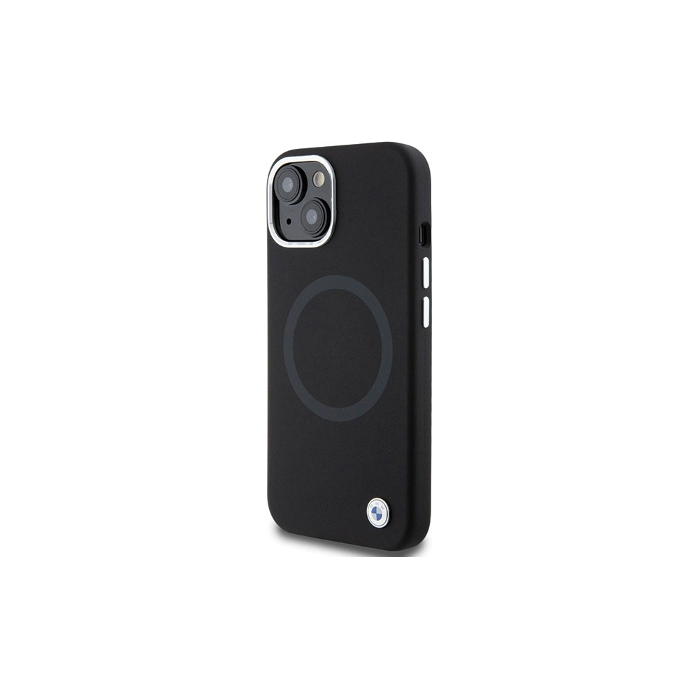 Etui BMW BMHMP15SSILBK2 Apple iPhone 15 Signature Liquid Silicone MagSafe černý/black