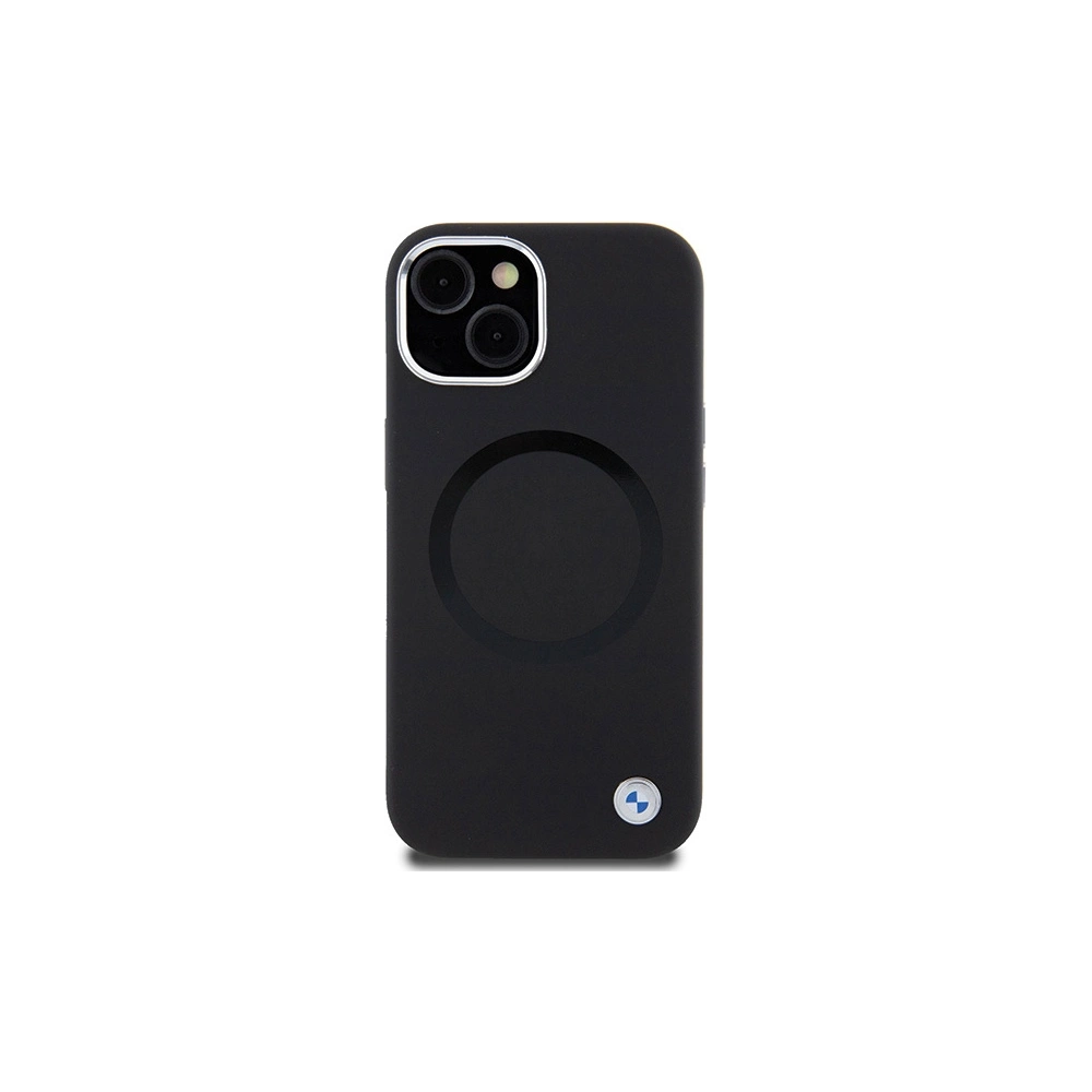 Etui BMW BMHMP15SSILBK2 Apple iPhone 15 Signature Liquid Silicone MagSafe černý/black