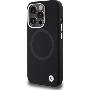 Hurtownia GSM - Etui BMW BMHMP15XSILBK2 Apple iPhone 15 Pro Max Signature Liquid Silicone MagSafe černý/black - BMW529 - {ean13} - Hurt