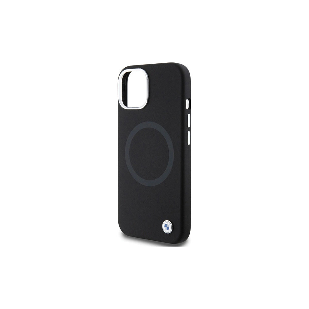 Etui BMW BMHMP15SSILBK2 Apple iPhone 15 Signature Liquid Silicone MagSafe czarny/black