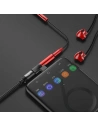 Hurtownia GSM - Adapter Audio Baseus L41 USB-C do Mini Jack 3.5mm + USB-C (czerwony) - BSU470RED - {ean13} - Hurt