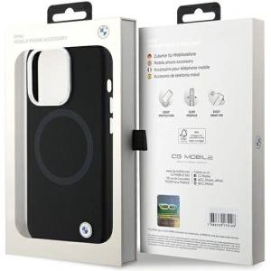 Hurtownia GSM - Etui BMW BMHMP15XSILBK2 Apple iPhone 15 Pro Max Signature Liquid Silicone MagSafe czarny/black - BMW529 - {ean13} - Hurt