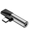 Hurtownia GSM - Adapter Audio Baseus L41 USB-C do Mini Jack 3.5mm + USB-C (srebrny) - BSU471SLV - {ean13} - Hurt