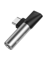 Hurtownia GSM - Adapter Audio Baseus L41 USB-C do Mini Jack 3.5mm + USB-C (srebrny) - BSU471SLV - {ean13} - Hurt