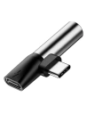 Hurtownia GSM - Adapter Audio Baseus L41 USB-C do Mini Jack 3.5mm + USB-C (srebrny) - BSU471SLV - {ean13} - Hurt
