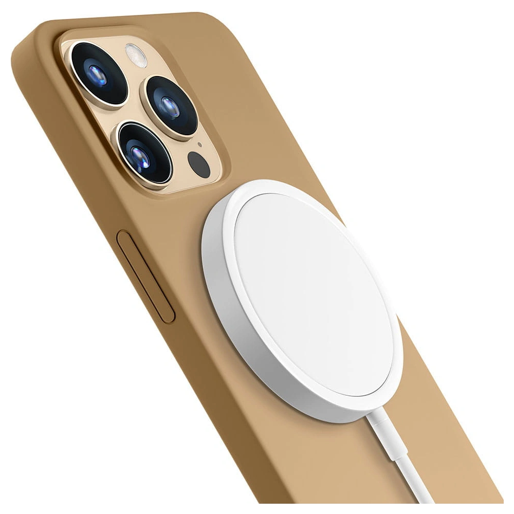 Hurtownia GSM - Etui 3MK Hardy Case Apple iPhone 15 Pro MagSafe tmavě zlatý/dark gold - 3MK5367 - {ean13} - Hurt