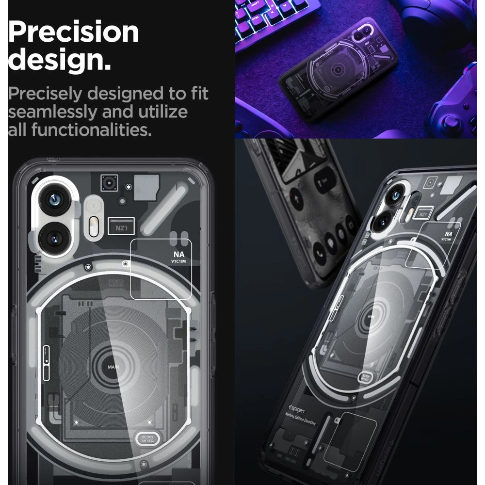 Hurtownia GSM - Case Spigen Ultra Hybrid Nothing Phone (2) Zero One - SPN3188 - {ean13} - Hurt